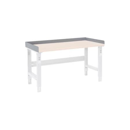 Back And End Stops For Workbench Top - 48W X 36D X 3H - Gray